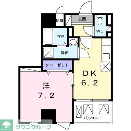 グラン ヒルズ 西新宿の物件間取画像